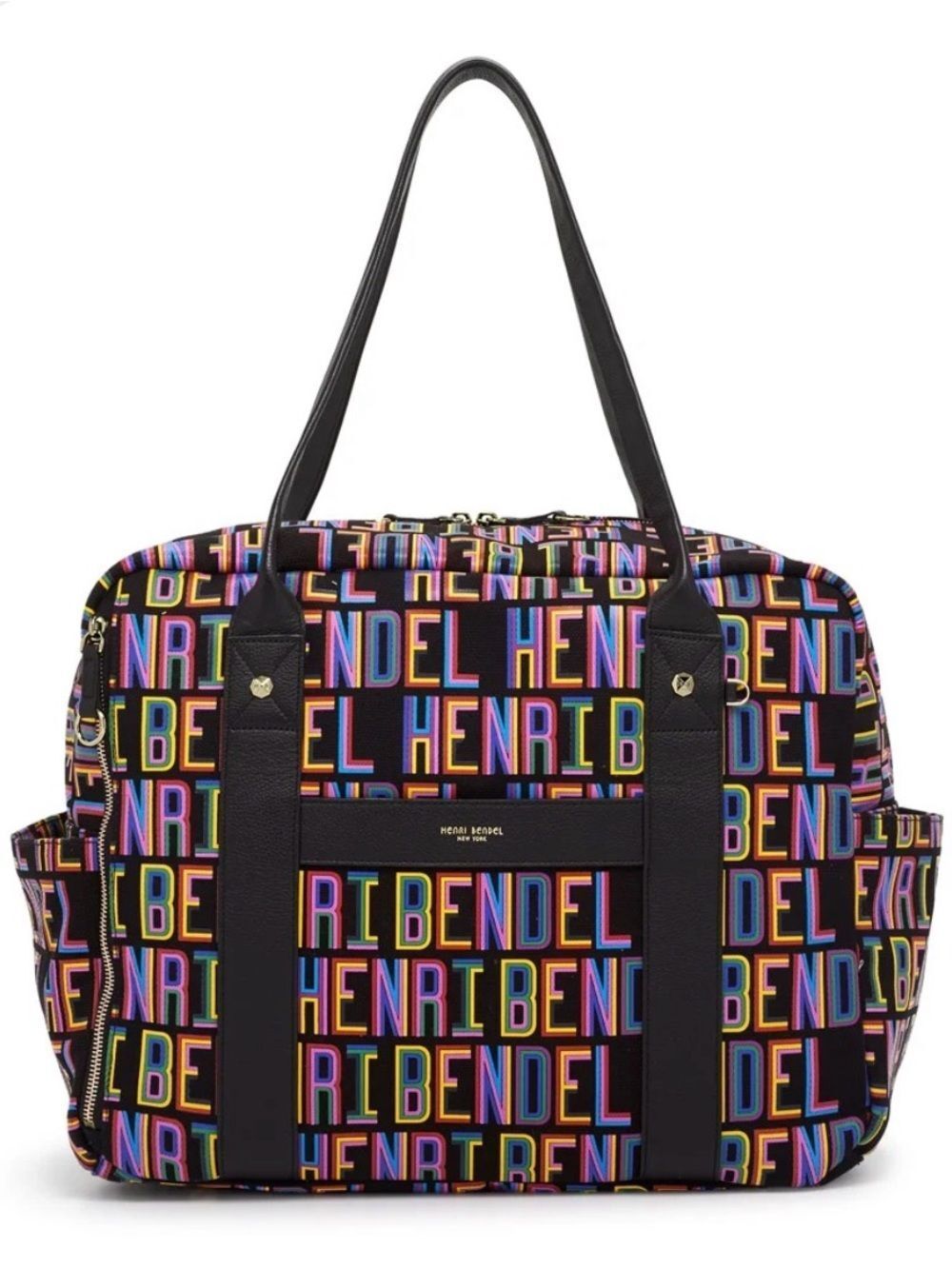 henri bendel x Steven Wilson extra large logo tote Weekend Tote